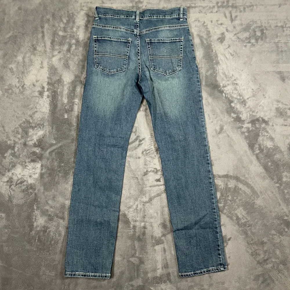 The Children's Place Straight Stretch Jeans 14 Blue Denim Cotton Blend